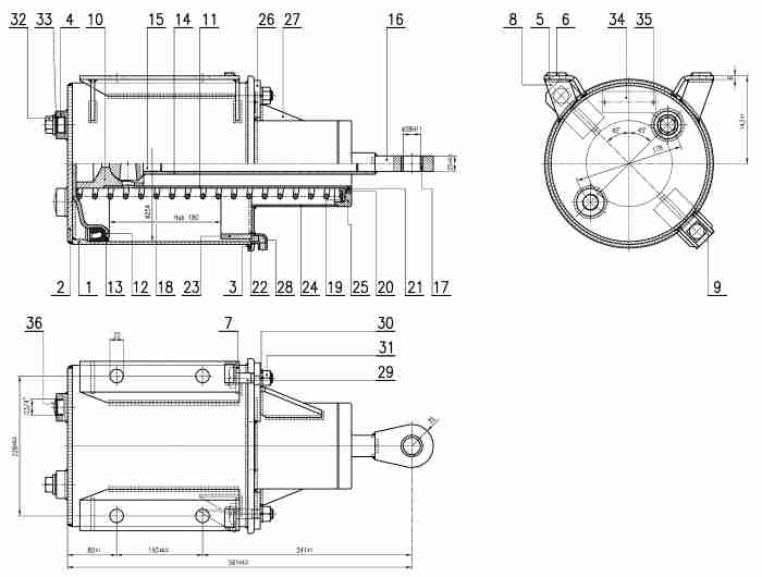 kocnicki cilindar BZ 10U